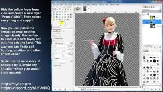 [ Tutorial ] Gimp 2.8 - Extracting Cosplayers from Convention Photos