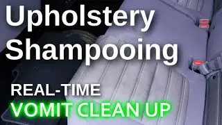 Interior Detailing // Upholstery Shampooing // Carpet Cleaning // Honda CRV // Vomit Job