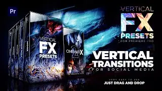📱 Vertical Transitions Pack - Premiere Pro Template
