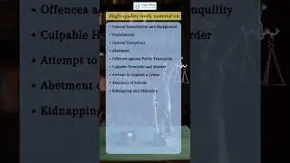 Master Indian Penal Code for Law Exams #law #legalbites #legalbitesacademy #lawaspirants #viralvideo