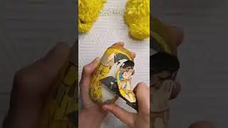 Soap cutting. Soap painting. The Kiss Gustav Klimt. #relax #soaplove #soaps #soappainting