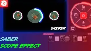How to edit Saber Scope Effect In Free Fire Only Kinemuster apk