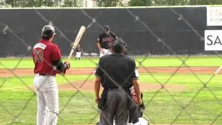 Jose Canseco at bat (Calgary Vipers vs. Yuma Scorpions)