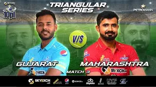 10PL | Triangular Series I League Match I Gujarat vs Maharashtra I Skyexch.net 10PL Season 4