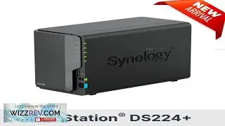 Сетевое хранилище Synology DS224+ NAS с 2 отсеками DiskStation (бездисковое)