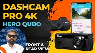 Qubo Dual Dashcam Pro 4K Unboxing Review & Installation | Best 4K Car Dashcam | Front & Rear-How To?
