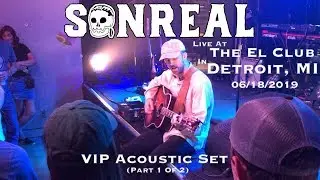 SonReal VIP Acoustic Set in Detroit, MI 06/18/2019 Aaron&rsquo;s World Tour