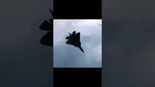 Su-57 Vs F-22 Maneuverability #fighterjet