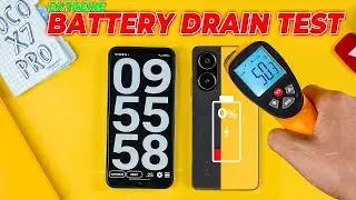 POCO X7 Pro 🔋100% to 🪫0% EXTREME Battery Drain Test 🤯