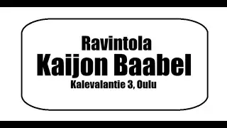 TOIVETESTI: KEBAB LOHKOPERUNOILLA | Ravintola Kaijon Baabel, Oulu