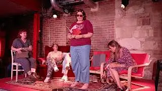 Roar/Raw poetry book launch at Department, Ryde - interview section