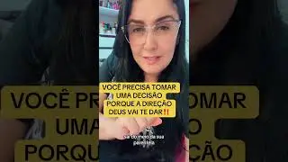 VOCÊ PRECISA TOMAR UMA DECISÃO📌