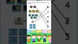 maths worksheet.count and match. #worksheet #maths #mathsworksheet #countandmatch #nurseryworksheets