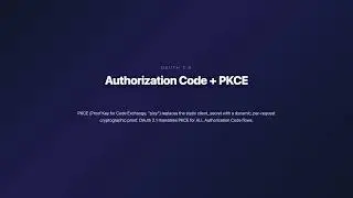 Authorization Code Flow with PKCE (OAuth 2.0)