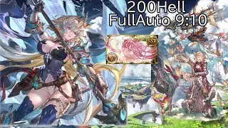 【碧藍幻想】土有利古戰場200Hell 方陣FA 9:10編成/土古戦場 200Hell ブランシュ フルオ9:10　マグナ編成【グラブル】