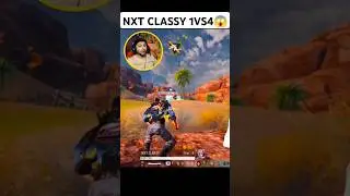 NXT CLASSY 1 VS 4 🗿😱 | #shorts #short #nxtclassy #nonstopgaming #freefire #1v4clutch #esportsheroes
