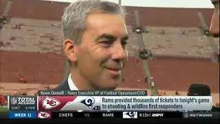 Kevin Demoff on Chiefs at Rams