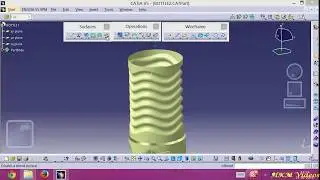 BOTTLE DESIGN-CATIA GENERATIVE SURFACE MODELLING