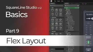 Flex Layout | Basics Tutorial #9 | SquareLine Studio | LVGL