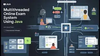 🧠 Multi-Threaded Online Exam System (Java) || ✅ Multithreading Synchronization OOP ✅ Real-world exam