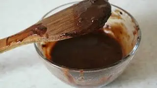 Мягкая шоколадная глазурь из какао