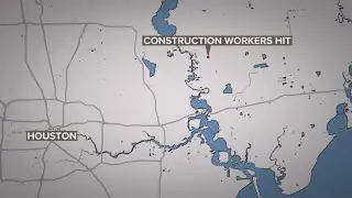Two construction workers critically injured in crash on Crosby Freeway