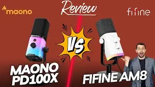 Fifine AM8 VS Maono PD100X: ¿Cual es mejor para podcast?