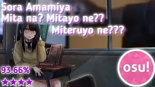 osu droid | Sora Amamiya-Mita na? Mitayo ne?? Miteruyo ne??? 4★ 93.66%