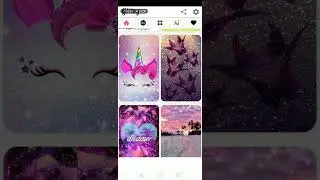 How to apply glitter wallpaper in Android for girls