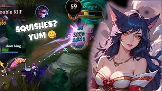 Ahri vs Lux Mid Gameplay!! | Wild Rift Ahri Gameplay (Build & Runes)