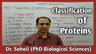 Classification of Proteins | Fibrous Proteins | Globular Proteins (Urdu/Hindi)