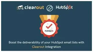 How to verify email lists in HubSpot CRM? Integrate HubSpot with Clearout Email Verifier