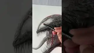 Marvel Carnage Realism Drawing  #artcommissions #artbusiness #artistsofyoutube #marvelart #shorts