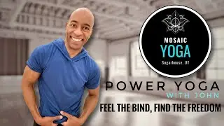 60 Min Full Body Power Yoga Class: Binding Yoga Poses