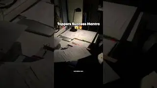 Toppers success mantra😱🔥#studymotivation #motivationalvideo #exam #trending #students #study #shorts