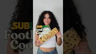 Footlong subway cookie 🍪 | easy dessert #cookies #dessertrecipe #dessertlovers
