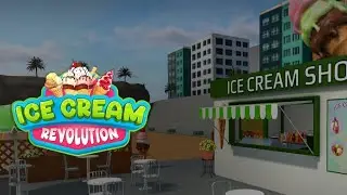 Opening the ice cream shop in ice cream revolution gameplay