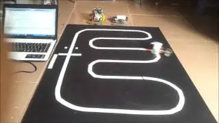 [ArrowDot] Robot follow line by Cambodia Student Super fast with code micro basic for PIC