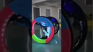 Unleash Adrenaline the 360 Rolling Car #rollingcars #amusementride #360rollingcar #happycars