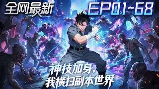 ⚡【首播漫剧】《神技加身我横扫副本世界》💥第1~68集：濒死覺醒外挂系統，從僵屍模板到無限魂幣！副本碾壓強敵，財力實力雙爆表！#修仙 #ai漫剧 #動畫 #繫統 #小欣说文