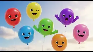 Seven Little Toy Balloons Drift Drift Dri | Nursery Rhymes for Kids & Baby Songs