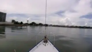 SV Encounter/ Time lapse returning to marina