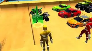 New Bikes 4x4 ramp game | kids video | kids top games