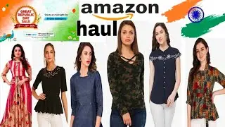 *LIVE SALE ALERT * Huge Amazon Haul Republic Day Sale | Biggest Fashion Sale 2022 | Tops / Kurtis