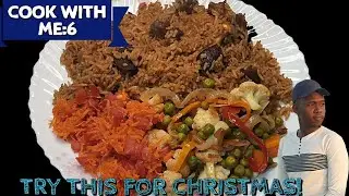 COOK WITH ME: PILAU rice recipe || How to cook pilau with meat | Stir fry veggies & Kachumbari Salad