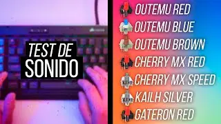 TEST DE SONIDO TECLADO MECANICO 🎶 ASMR SWITCHES OUTEMU CHERRY MX KAILH