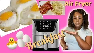 Air Fryer Fried Eggs Recipe || Yup We AIR FRYER EVERYTHING OVA HERE!!!!