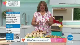 Curtis Stone 10count 5 oz. Jumbo Lump Crab Cakes