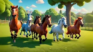 Dizzy Carousel &ndash; Round and Round We Go! 🎠 | Spinning Fun Song for Kids | Whirling Carousel Rhymes