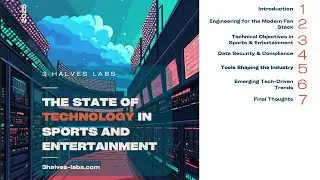 THE STATE OF TECHNOLOGY IN SPORTS AND ENTERTAINMENT